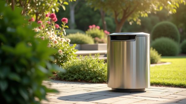 Choisir une poubelle extérieure pour optimiser le tri des déchets