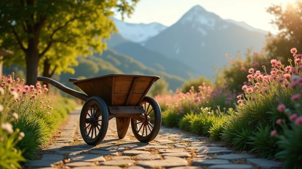 Combloux : la benne qui simplifie les gros travaux de printemps