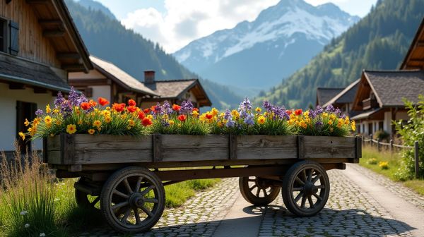 Combloux : la benne qui simplifie les gros travaux de printemps